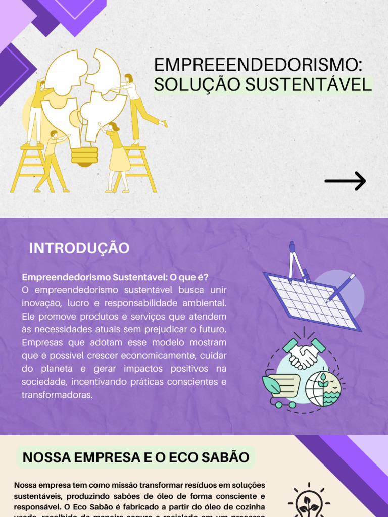Eco Sabão: Empreendedorismo Sustentável | PDF | Desperdício ...