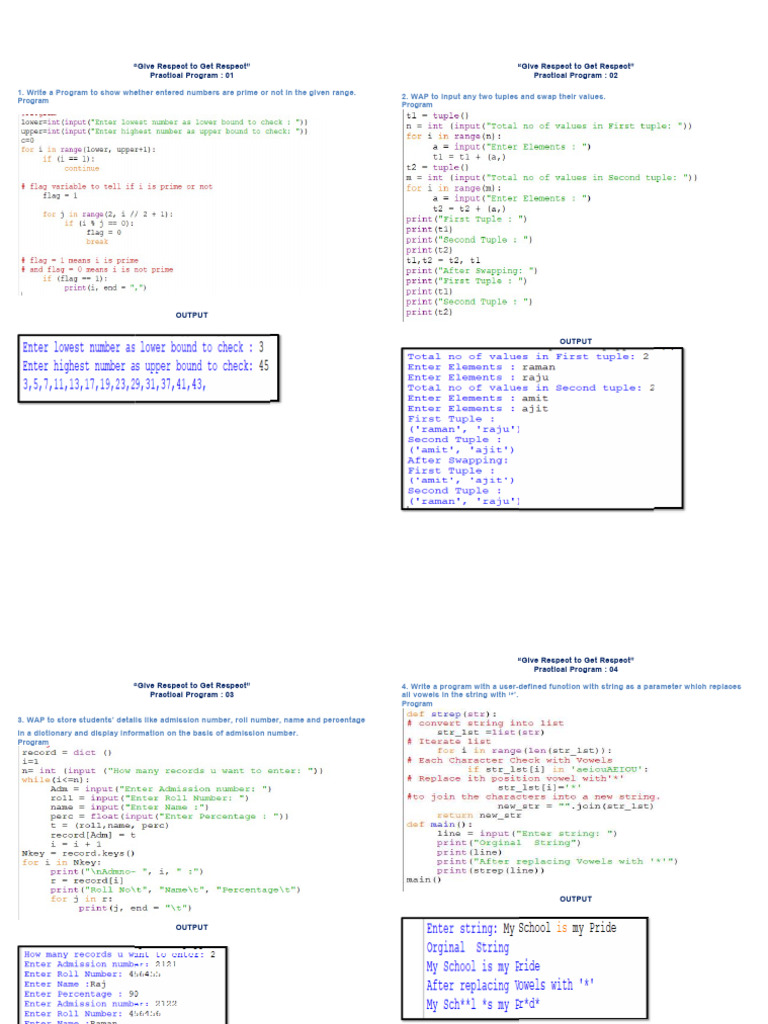 Practical Programming Tasks 2026 | PDF | String (Computer Science ...