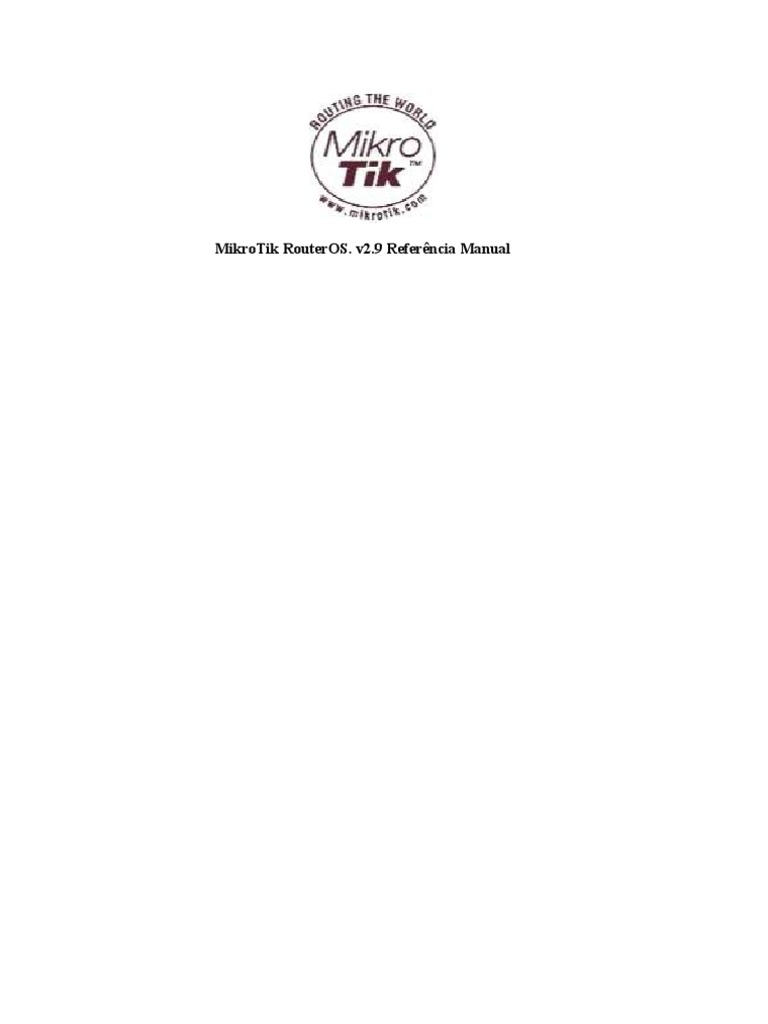 Manual Em Portugues Mikrotik Pdf Endere O De Ip Firewall
