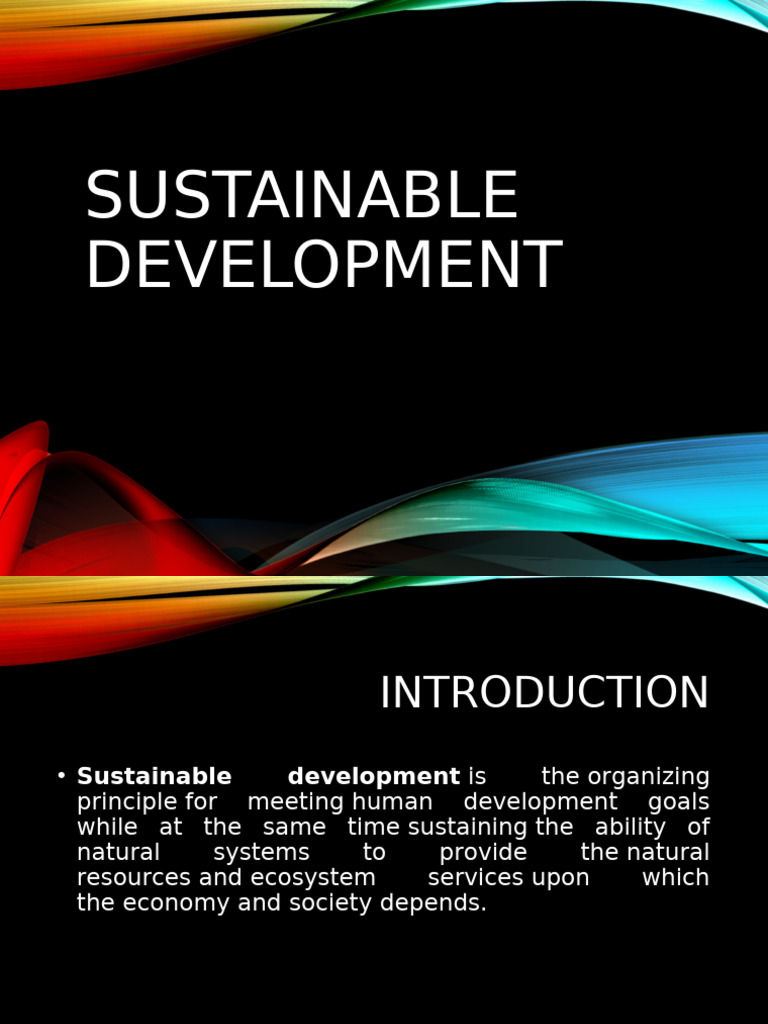 Sustainable Developmnt | PDF | Sustainability | Physical Geography
