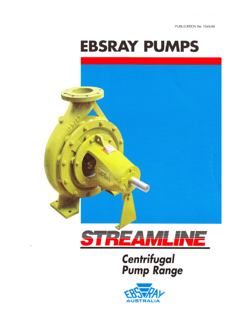 01 Ebsray End Suction Catalogue - Pump | PDF