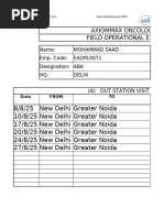 Rajasthan Absentee Statement GA 90 Format | PDF