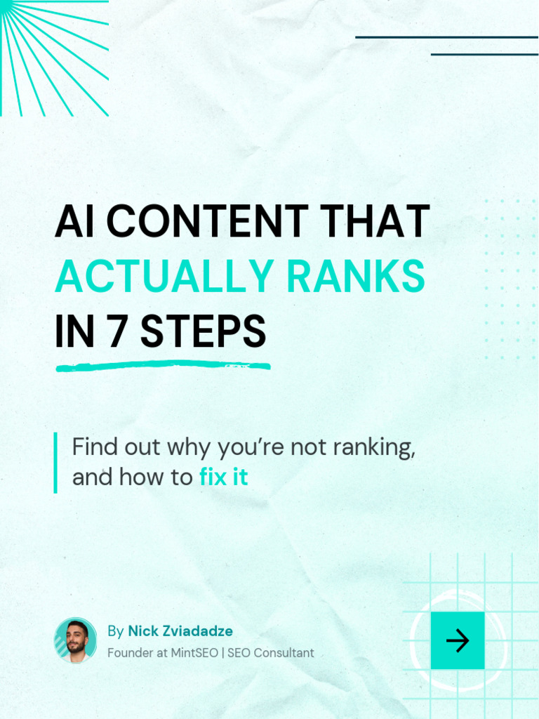 How To Create AI Content That Ranks (In 7 Steps) | PDF