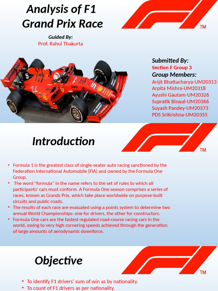 Sec F Group 3 MC Ppt | PDF | Formula One | Grand Prix Motor Racing