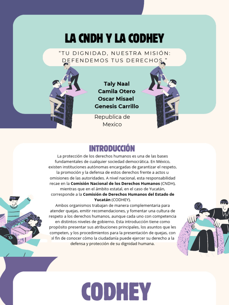 CNDH y CODHEY: Defensores de Derechos Humanos | PDF | México | Violación