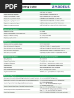 Sabre Car Rental Quick Reference Guide | PDF | Voucher | Hybrid Vehicle
