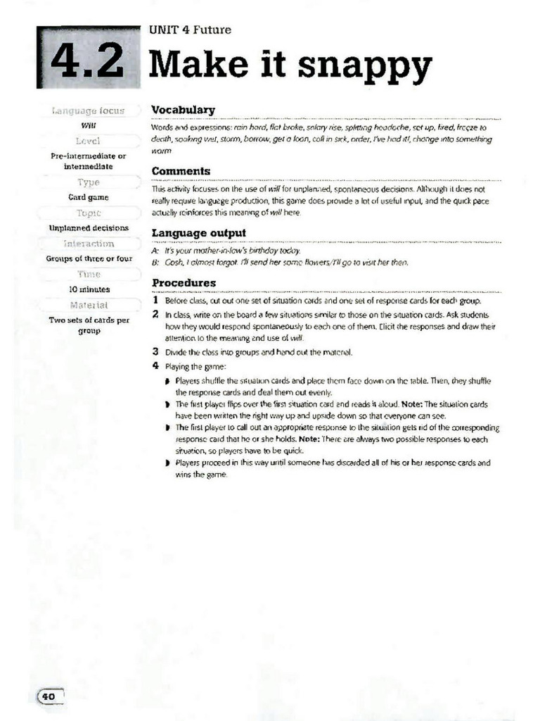 4.2 Make It Snappy | PDF
