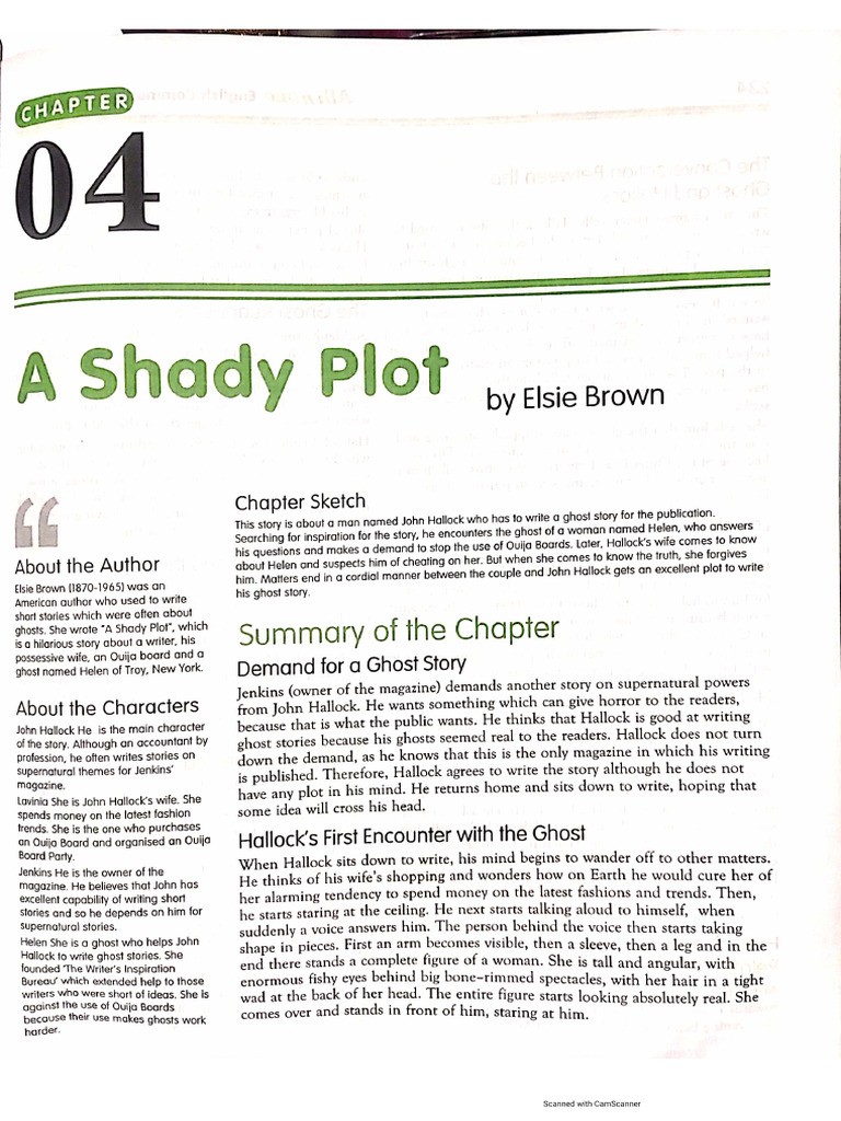 A Shady Plot Lukes | PDF