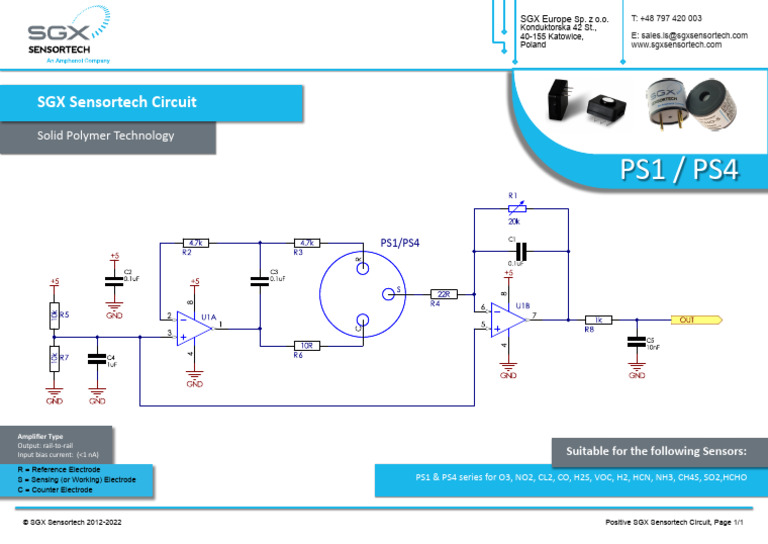 SGX Sensortech Circuit Overview | PDF
