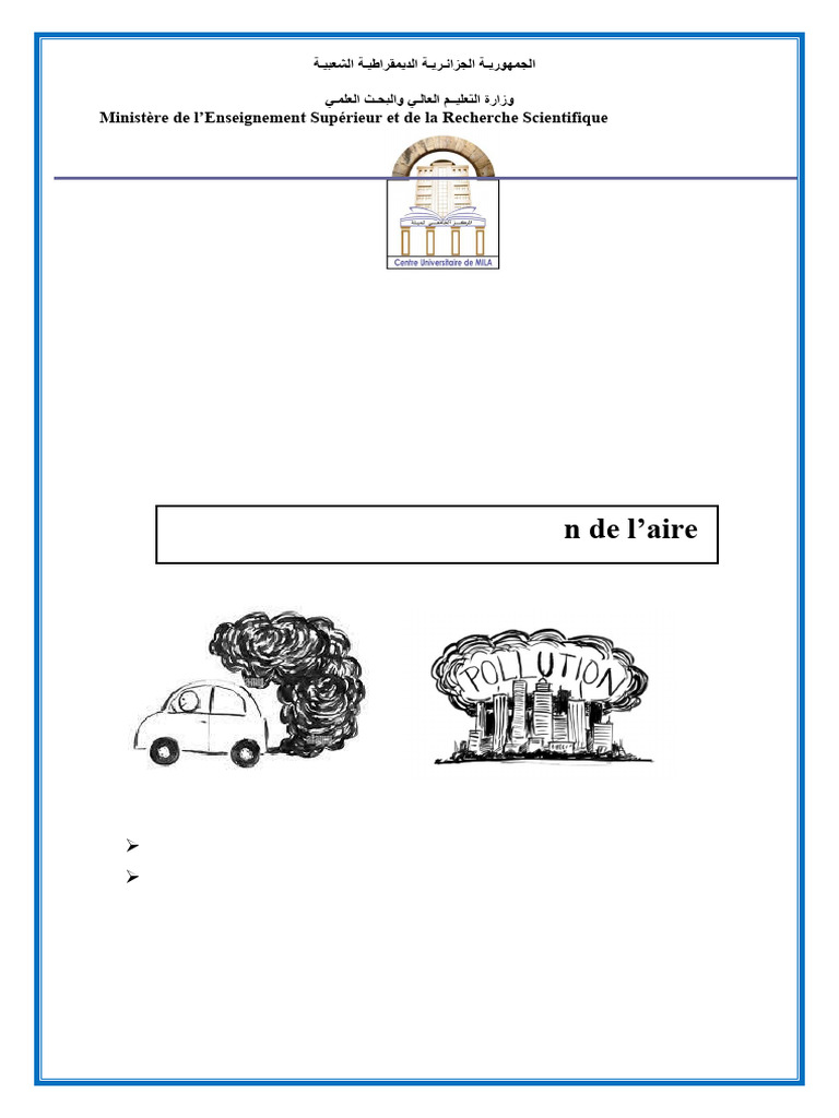 Pollution de l'air : causes et solutions | PDF | Pollution de l'air ...
