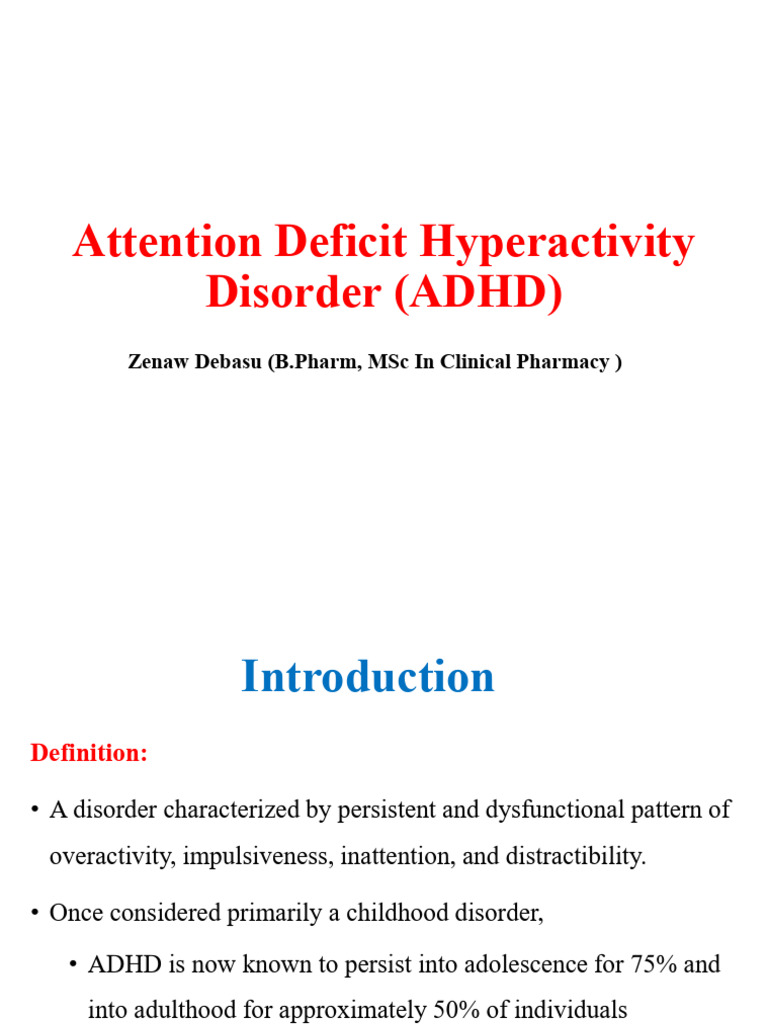 2 Adhd | PDF | Attention Deficit Hyperactivity Disorder | Eating Disorder