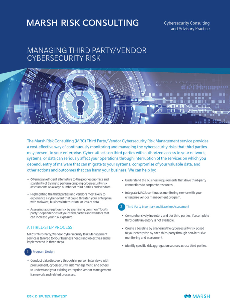 Third-Party Cybersecurity Risk Management | PDF | Computer Security ...