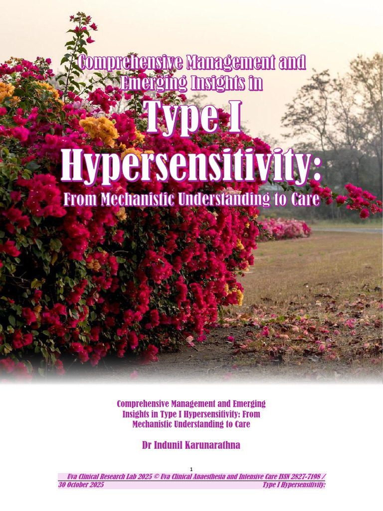 Comprehensive Management and Emerging Insights in Type I ...