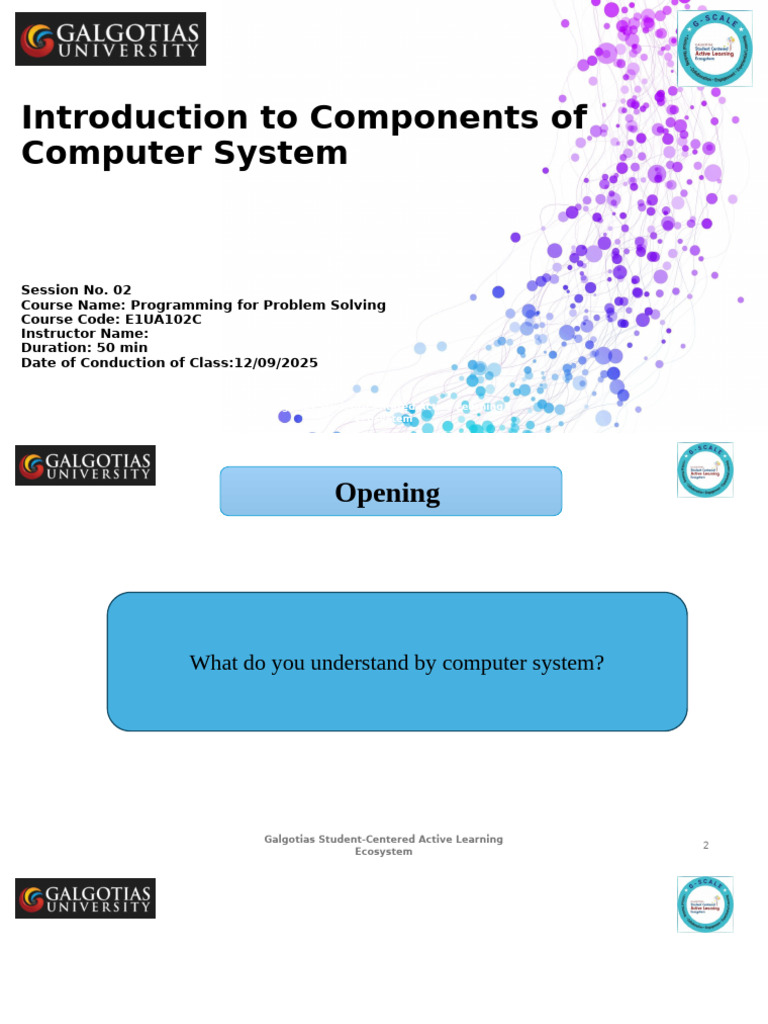 Computer System Components Explained | PDF | Computer Data Storage ...