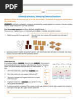 Balancing Chemical Equations Guide | PDF | Chemical Reactions ...