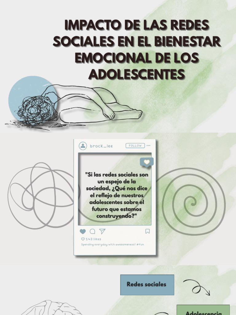 Redes Sociales | PDF | Bienestar | Las emociones