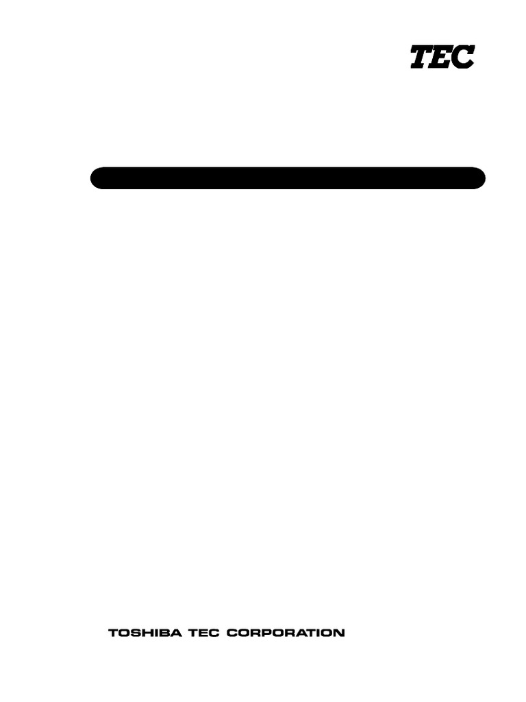 TEC MA-1530 Programming Manual | PDF | Computer Keyboard | Random ...