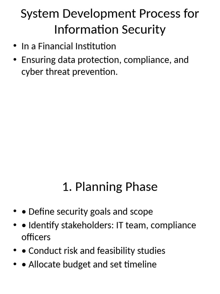 Information Security System Development Guide | PDF