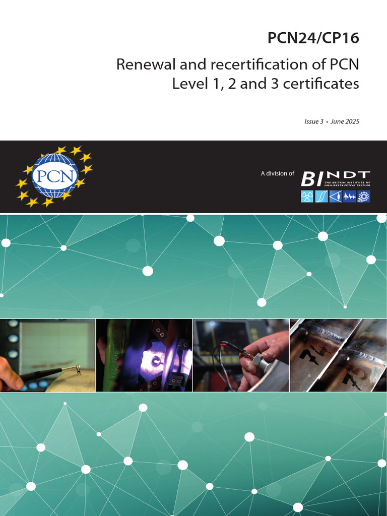 PCN Renewal & Recertification Guide | PDF | Nondestructive Testing ...