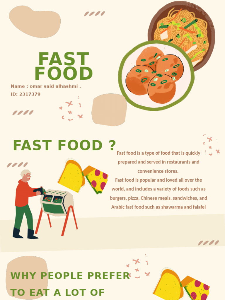 Dangers and Appeal of Fast Food | PDF