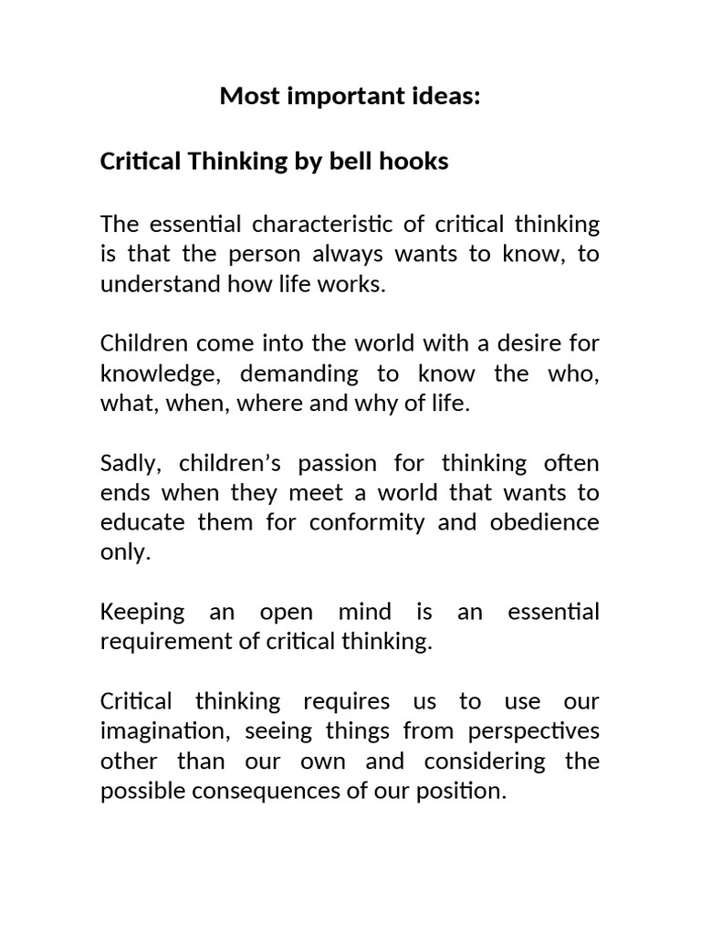Critical Thinking and Democratic Education | PDF
