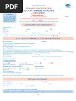 Demande de carte consulaire ivoirienne | PDF