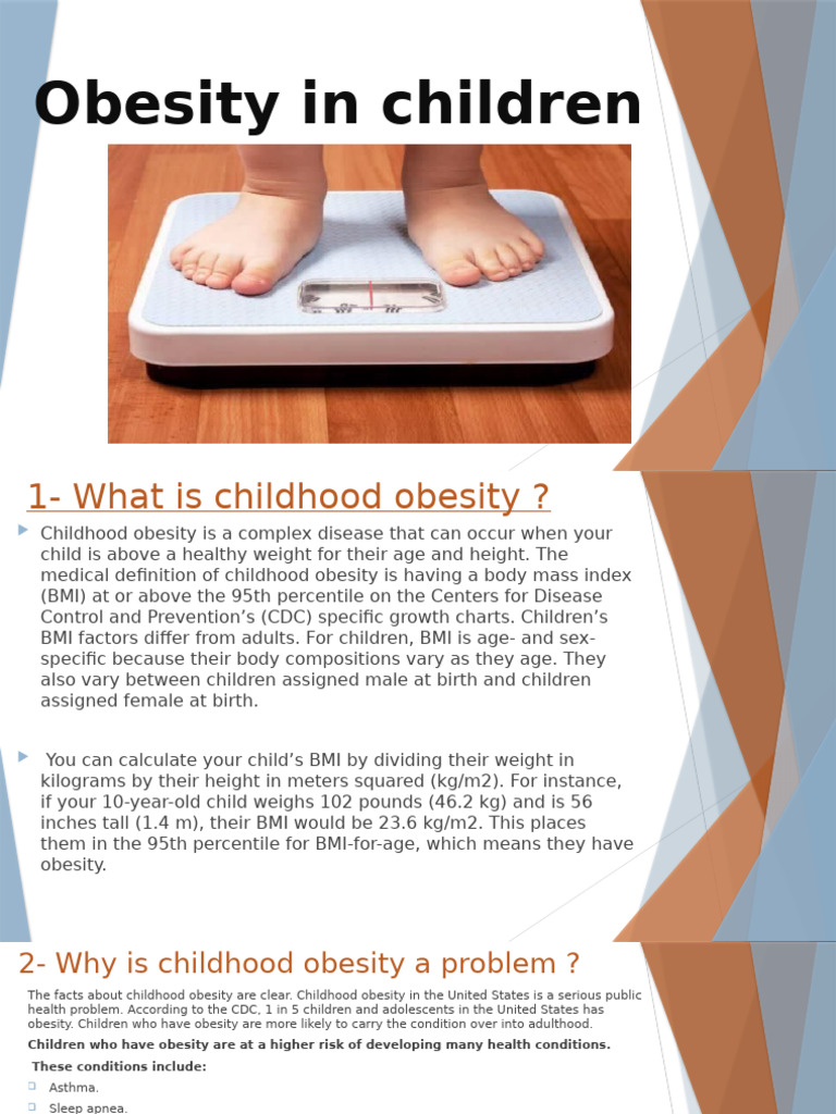 Obesity in Children | PDF | Obesity | Childhood Obesity