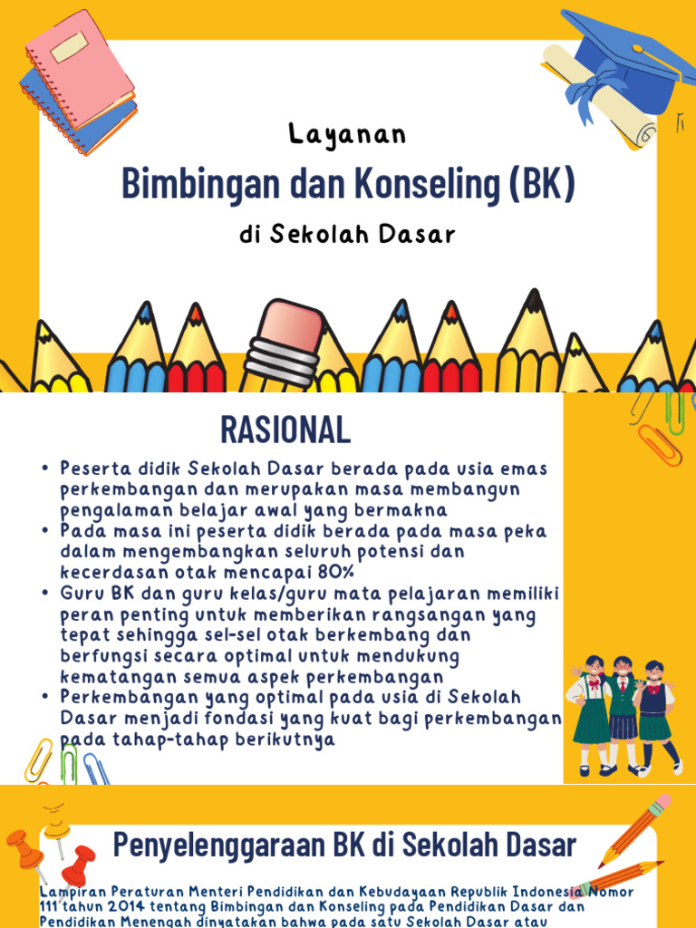 Layanan Bimbingan Konseling di SD | PDF