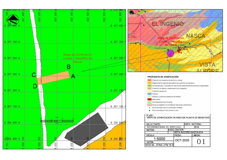 Mapa de Zonificación Nazca | PDF
