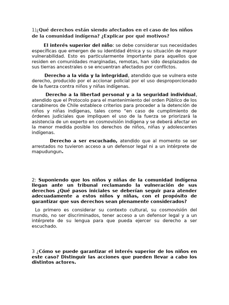 Derechos de Niños Indígenas en Chile | PDF | Justicia | Crimen y violencia