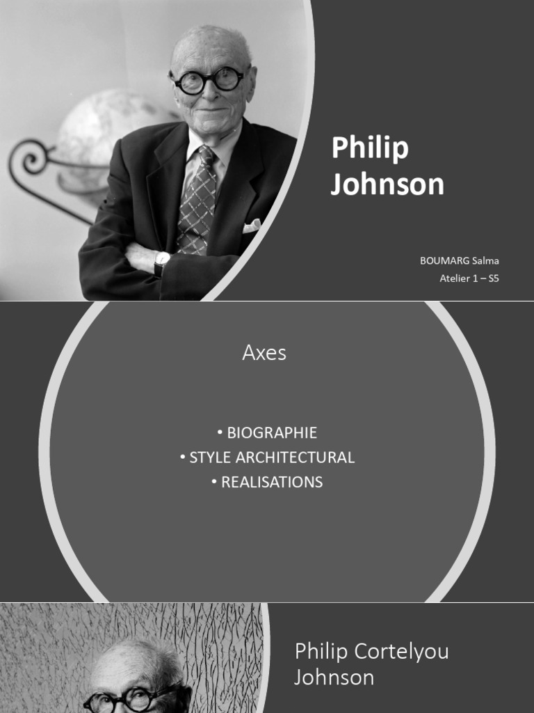 Philip Johnson : Architecte emblématique | PDF | Conception ...