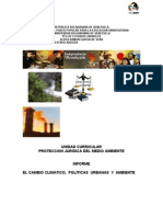 Informe Tema III-proteccion Ambiental y El Cambio Climatico