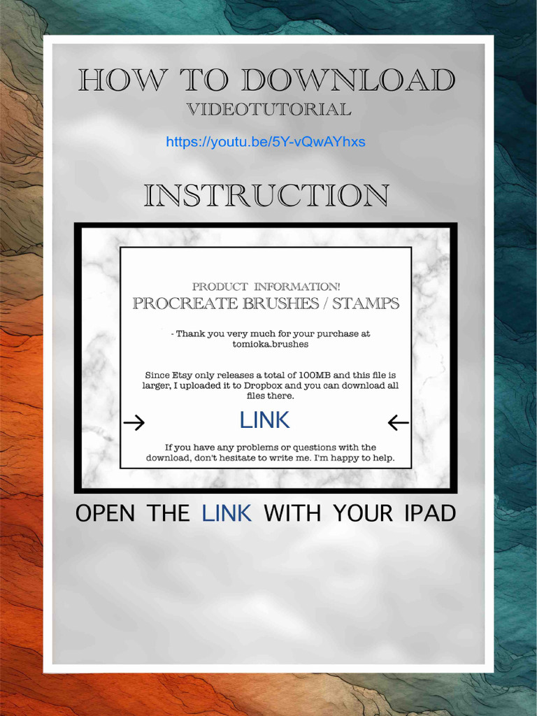 How I Import The Brushes To Procreate? | PDF