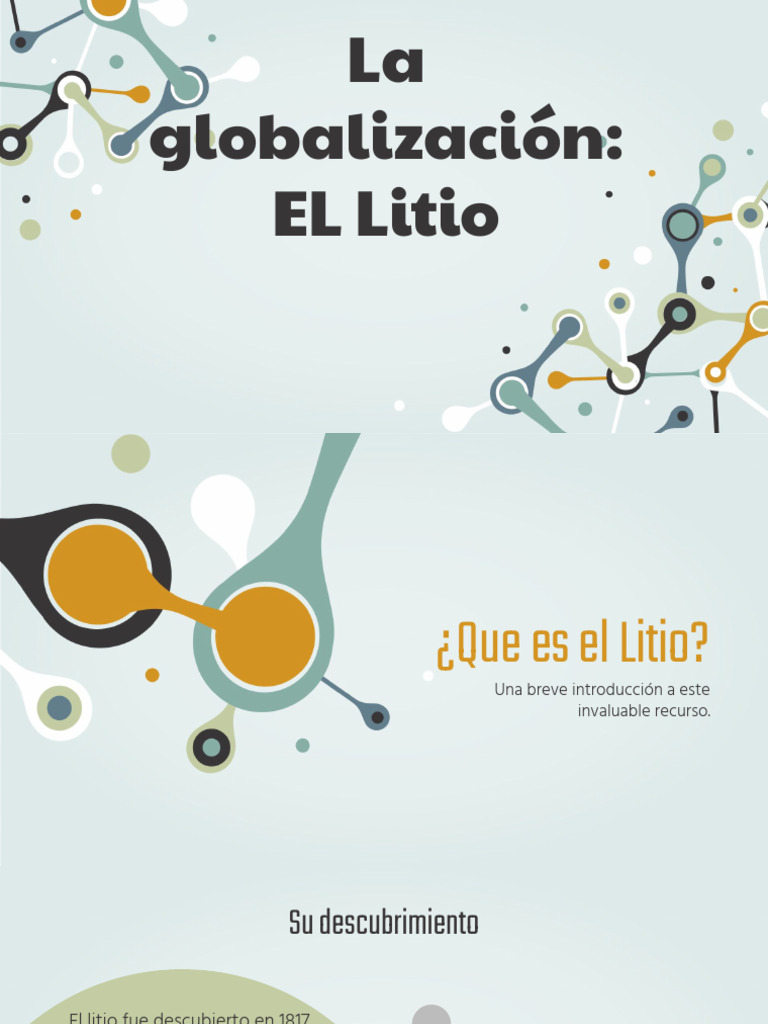 Litio: Oportunidades y Desafíos Globales | PDF | Litio | Batería de ...