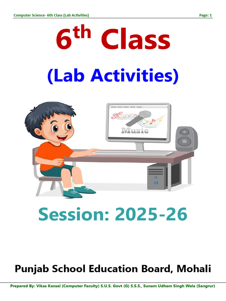 6th Grade Computer Science Lab Activities | PDF | Computing Platforms ...