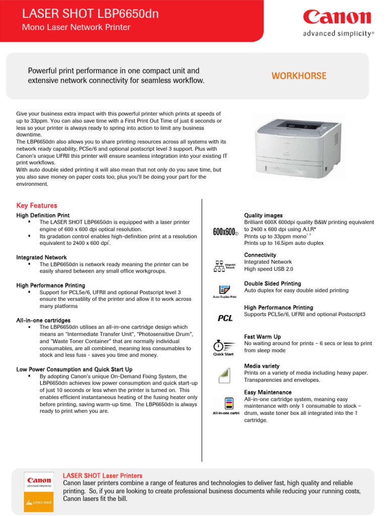 Canon Lbp6650dn 41 Check Paper Size
