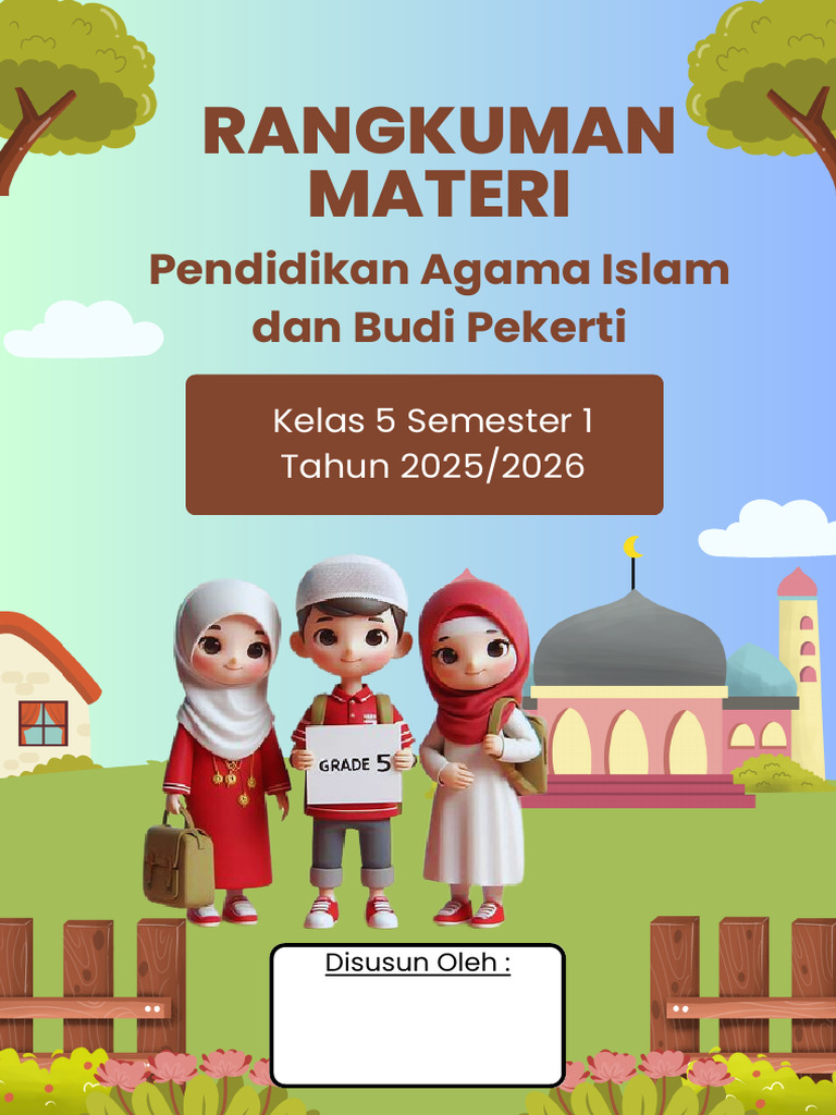 Rangkuman Pai Kelas 5 Semester 1 | PDF