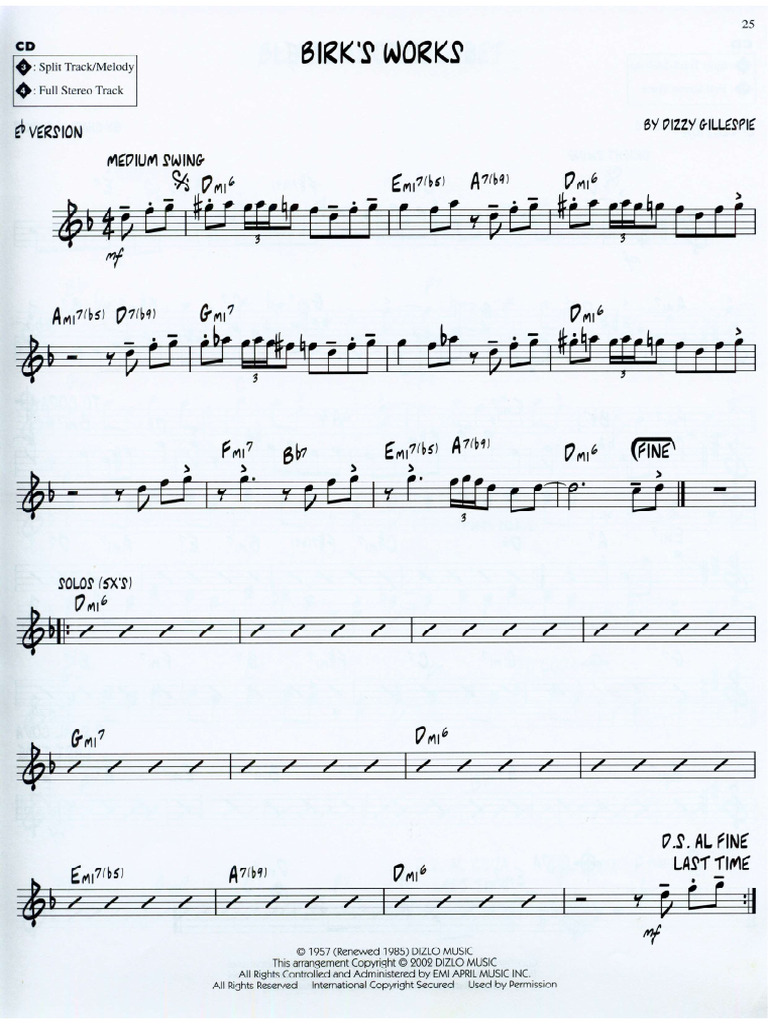 Birk's Works Instr Eb | PDF