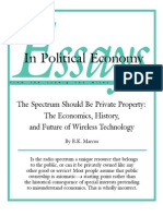 Libertarian Radio Spectrum Private Ownership