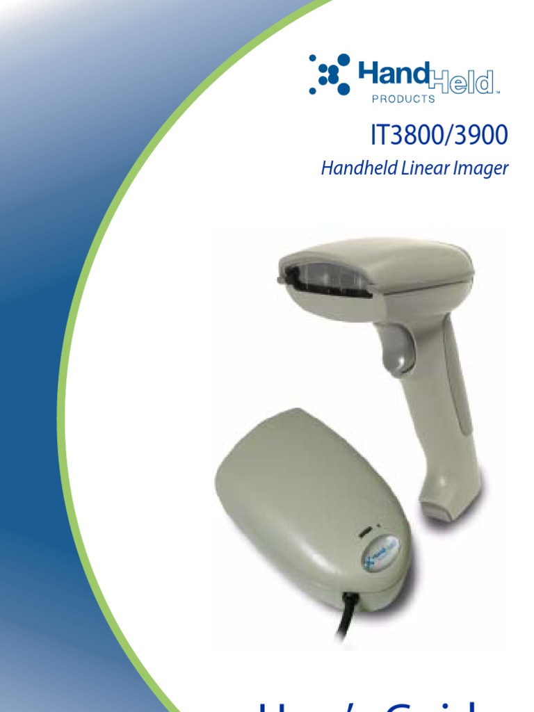 3800 Series Manual | Barcode | Image Scanner