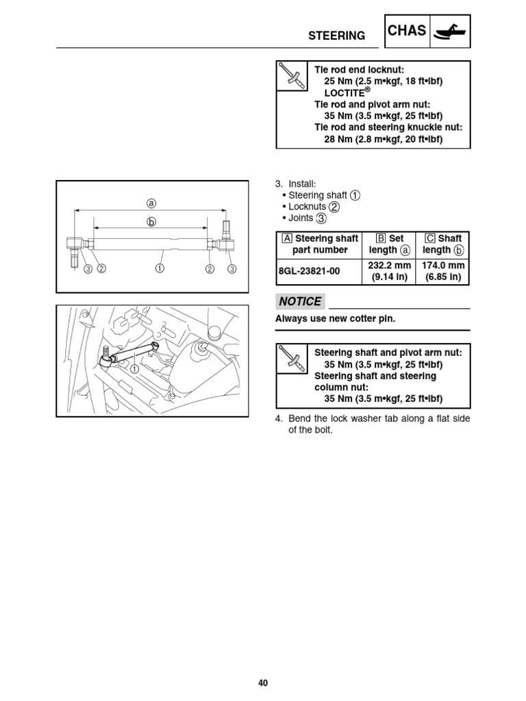 Steering and Suspension Torque Specs | PDF | Screw | Vehicle Technology