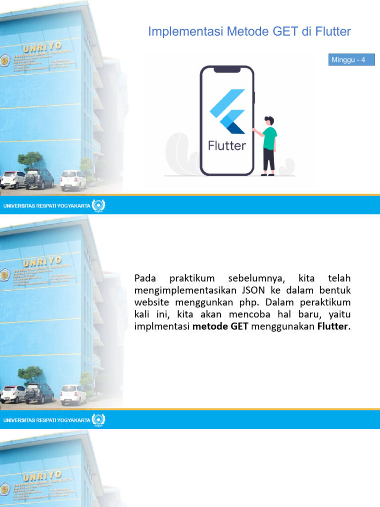 Implementasi GET di Flutter untuk API | PDF