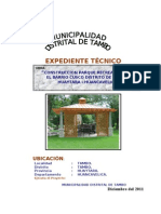 Memoria Descriptiva Del Expediente Tecnico Ie 36500 Tantarcancha