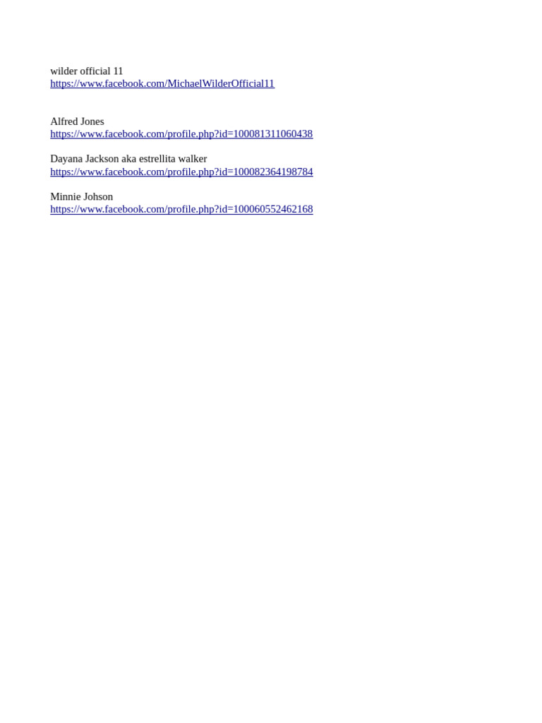Social Media Profiles Overview | PDF