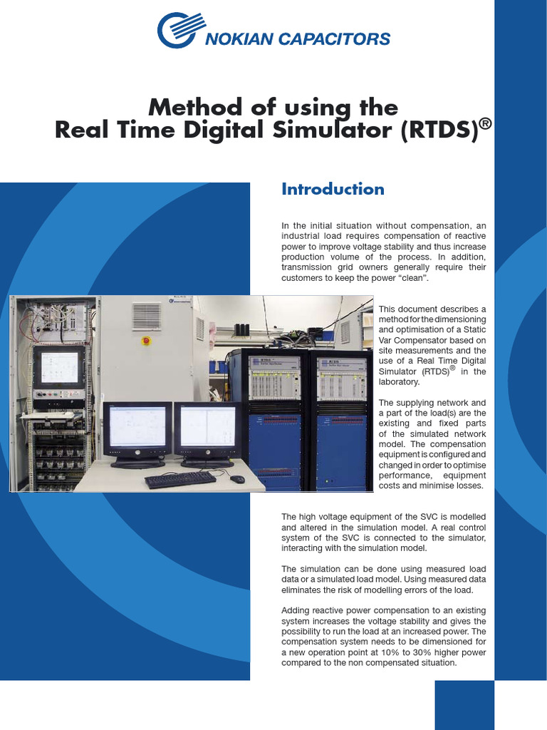 EN-TH17-02_2007-Method_of_using_the_RTDS | PDF | Simulation | Electric ...