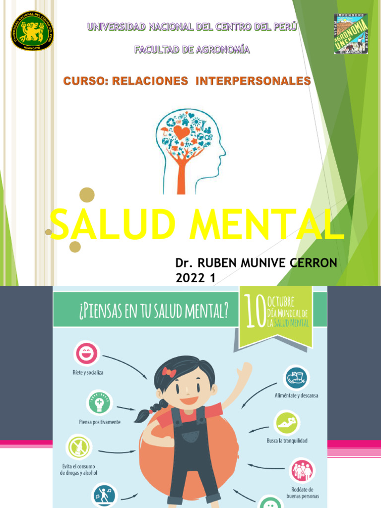Salud Mental: Definición y Factores Clave | PDF | Salud mental ...