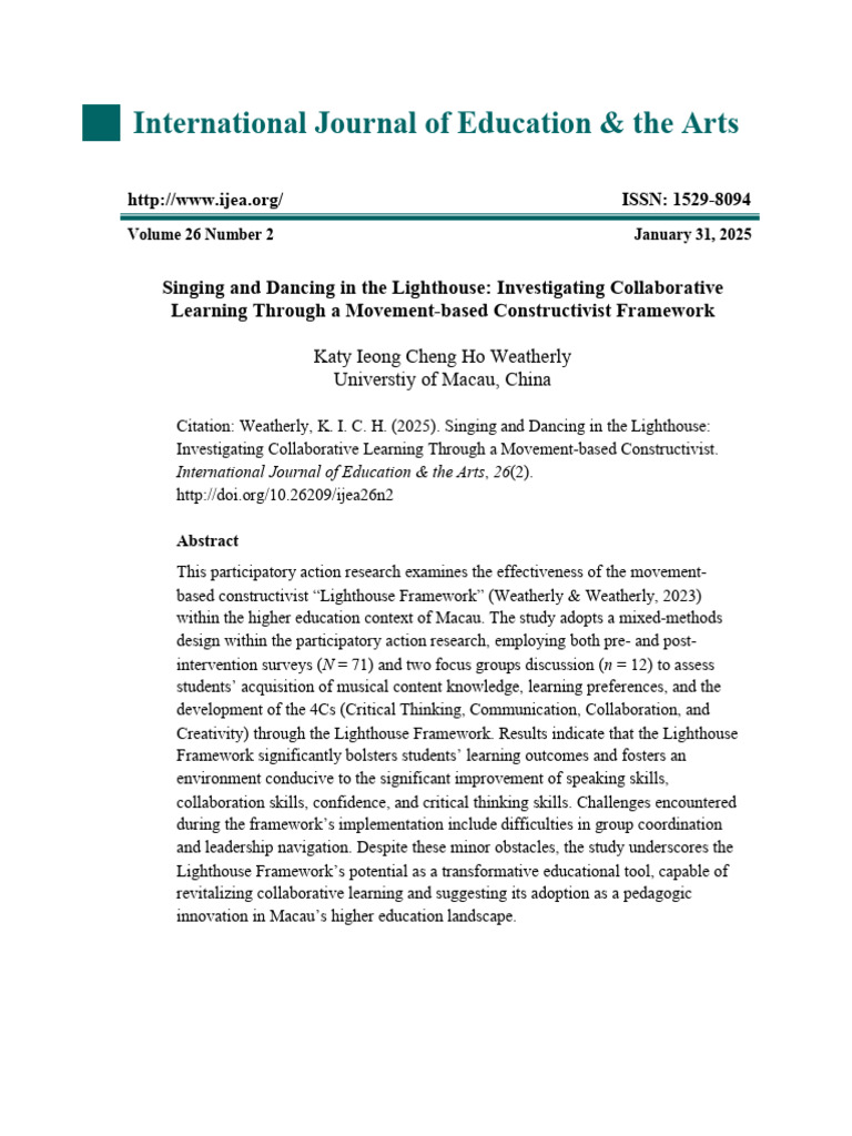 Collaborative Learning in Higher Education | PDF | Constructivism ...