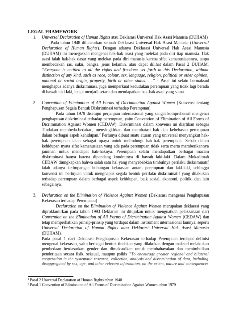 Legal Framework | PDF