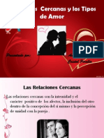 Relaciones Cercanas y Los Tipos de Amor