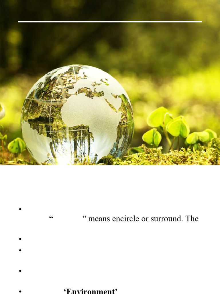 Understanding Environmental Science Basics | PDF | Soil | Atmosphere Of ...